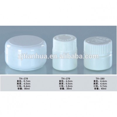 35ML 40ML 80ML  HDPE customized plastic cosmetic jars