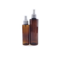 50ml 100ml 250ml amber plastic bottle amber pet bottle plastic spray bottle