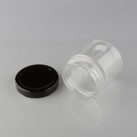 China wholesale 250ml clear plastic PET cream container cosmetic jar