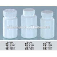 Screw Cap Round 120ml 150ml Healthcare Plastic PE Liquid Dispenser Bottle pill bottle