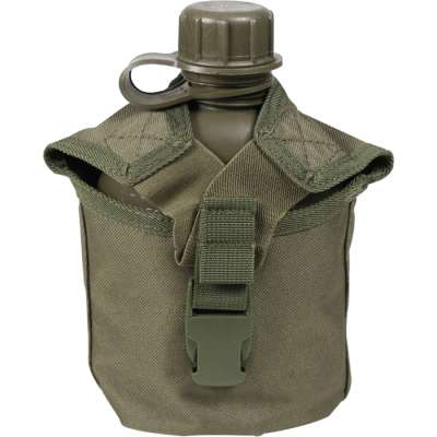 High quality PE 1000ml/1L military water canteen made of plastic water canteen bottle