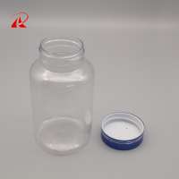 PET pill bottle healthy care bottle capsule bottle with metal top cap