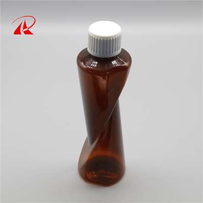 250ml Creative brown liquid bottle with white calp