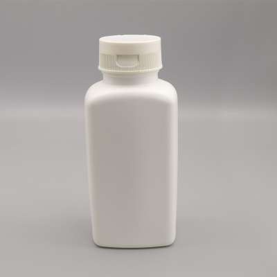 100ml plastic medicine capsule healh food  bottle with flip top cap