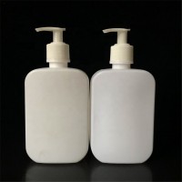 Empty Shampoo Shower Gel Bottle Plastic White PE Bottle 500Ml Foaming Wash Soap Hand Sanitizer Body Lotion Bottles With Pump